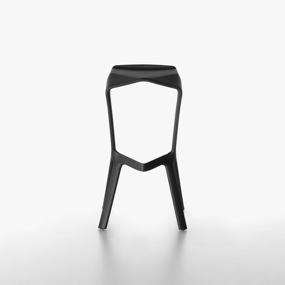 miura, stool, white, black, stackable, plastic, outdoor, cheap, vitra, konstantin