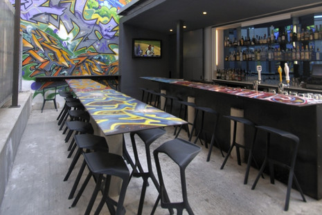 Sampan Graffiti Bar - MIURA stool