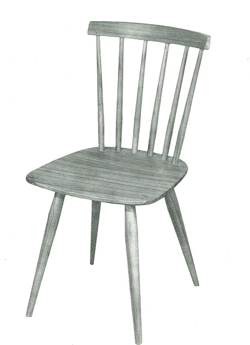 Dolomit chair, model 280: a spindle-back chair in solid wood