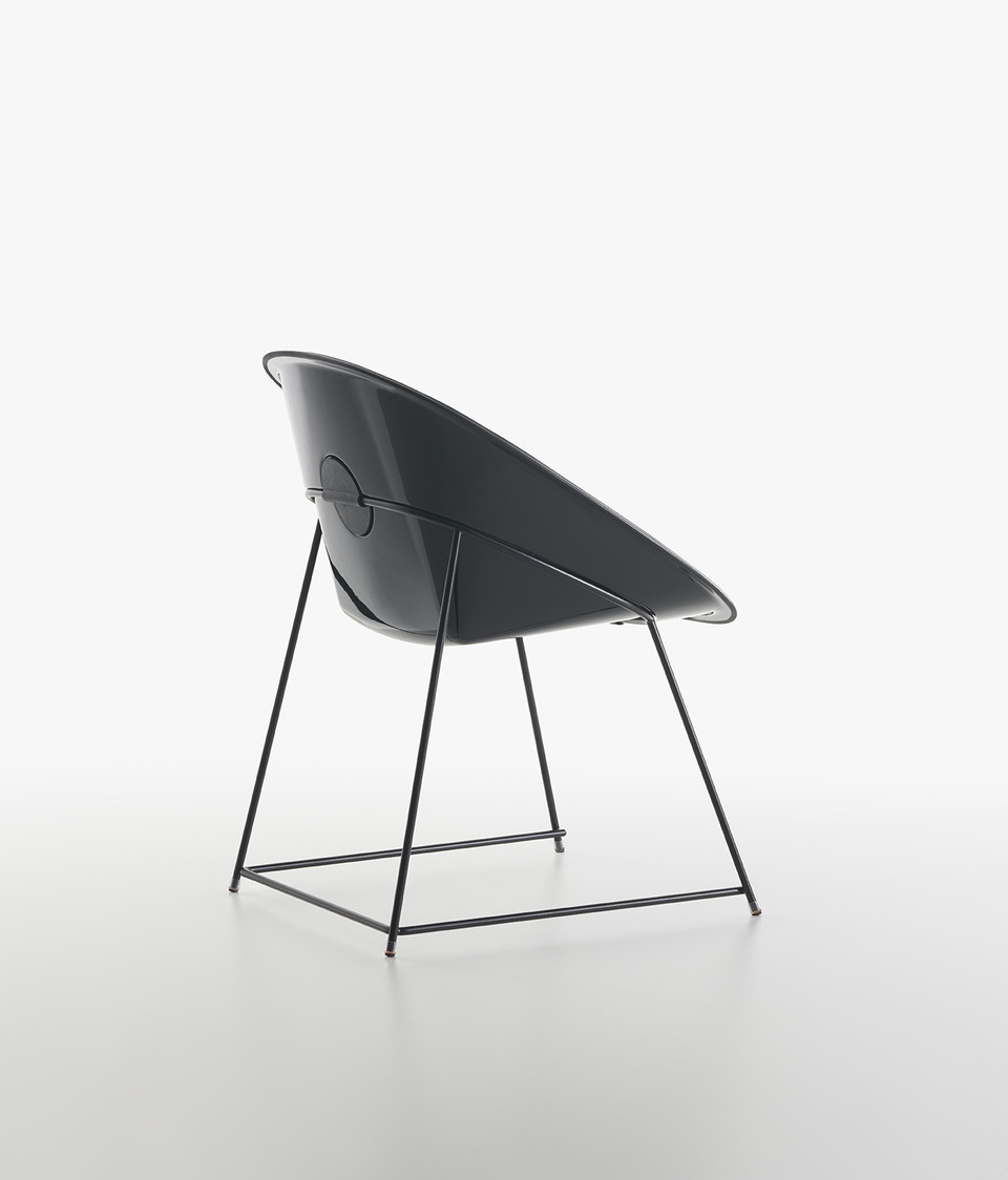 Plank - CUP chair, black