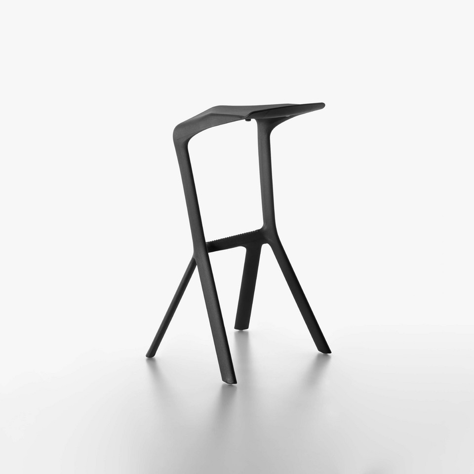 miura, stool, white, black, stackable, plastic, outdoor, cheap, konstantin