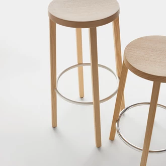 blocco stool detail ash natural