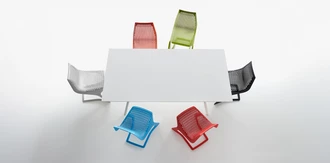 Myto chair group with mart table rectangular