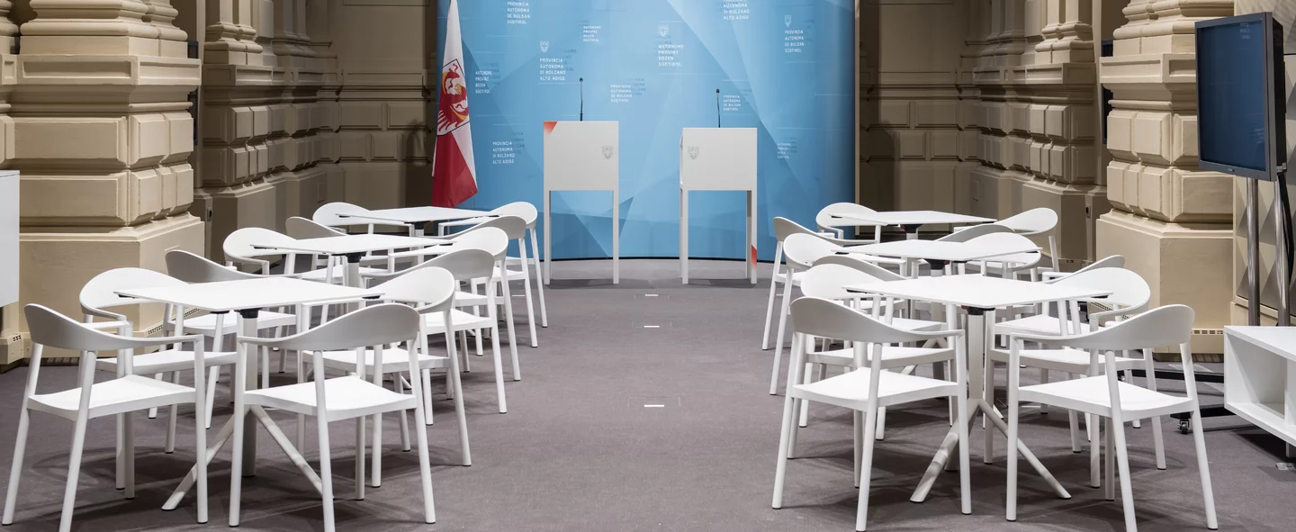 Pressesaal, Landhaus der Provinz Bozen