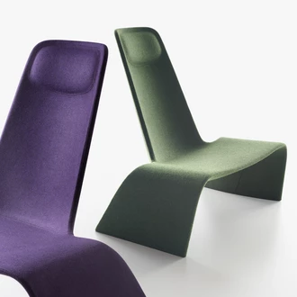 land upholstered in fabric detail