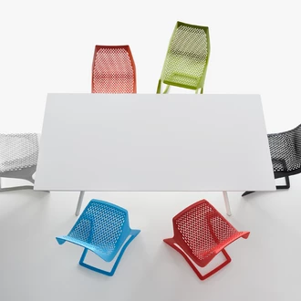 Myto chair group and Mart table rectangular
