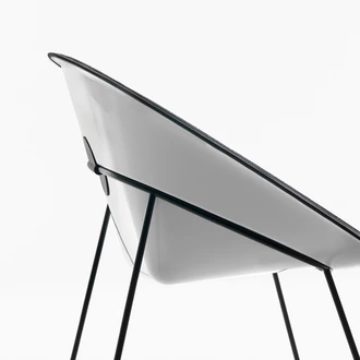 cup armchair detail backrest