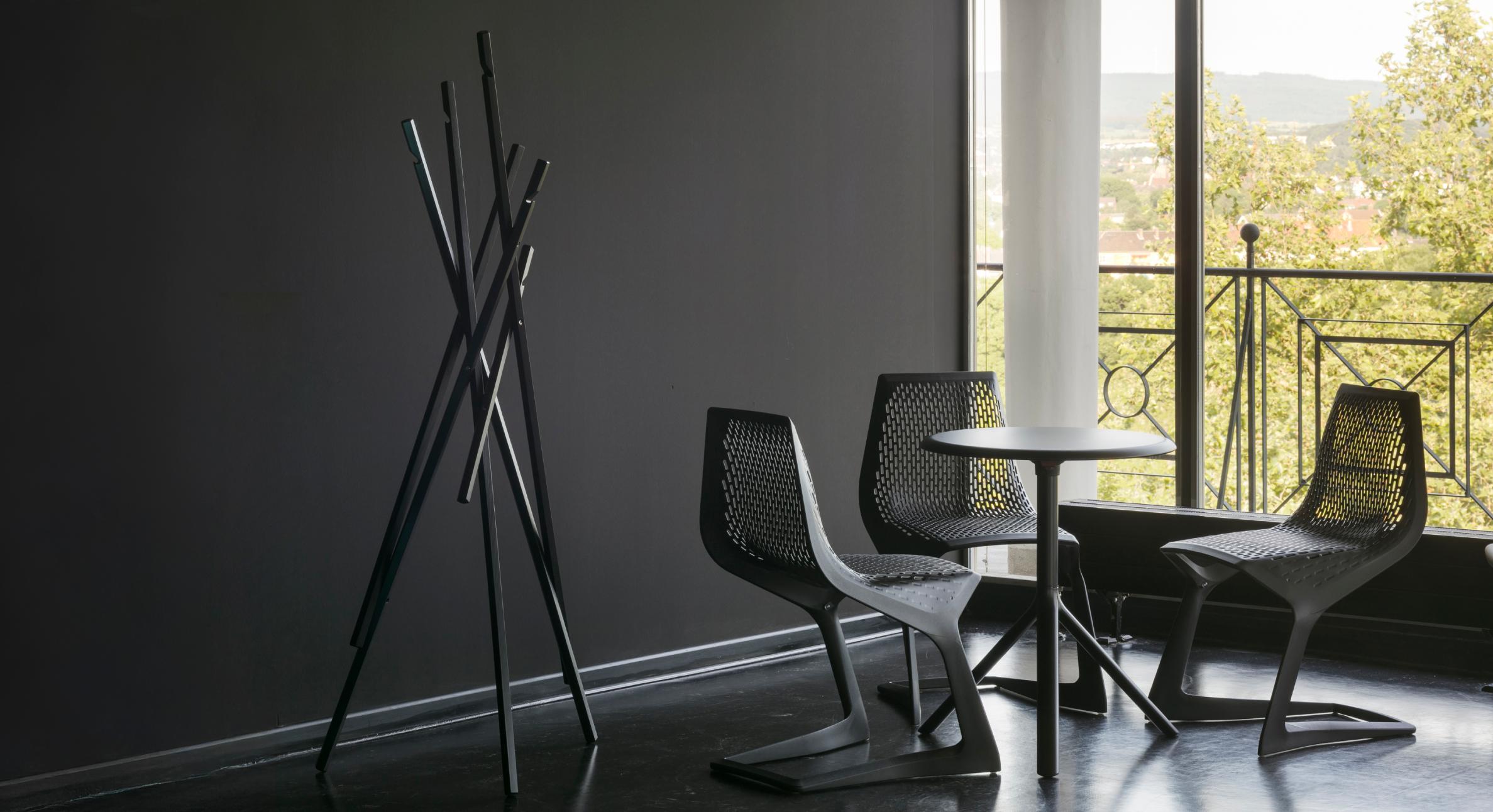Myto chair and Miura table round at Kassel 